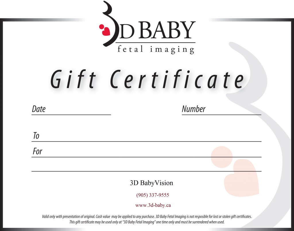 Gift Certificate - Online